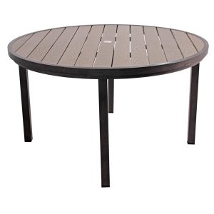 52 Inch Round Dinning Table with Polywood Top