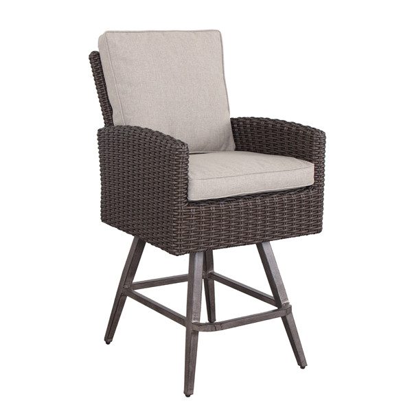 Swivel Bar Stool with Cushion