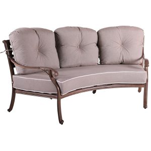 Crescent Sofa with Cushion
