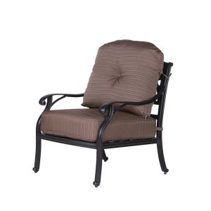 High Back Club Chair with Cushion