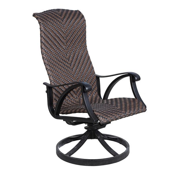 Resin Wicker Swivel Rocker