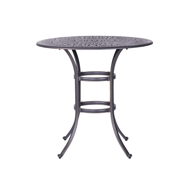 42 Inch Round Bar Counter Table - GatherCraft - Outdoor Furniture