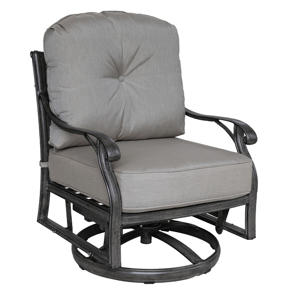 Club Swivel Rocker with Cushion - GatherCraft - Outdoor Furniture