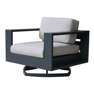 Club Swivel Chair with Cushion
