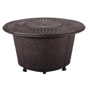 48 Inch Chat High Gas Fire Pit Conical Base