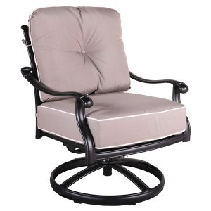 Club Swivel Chair with Cushion