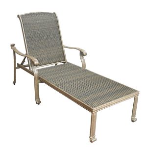 Resin Wicker Chaise Lounge