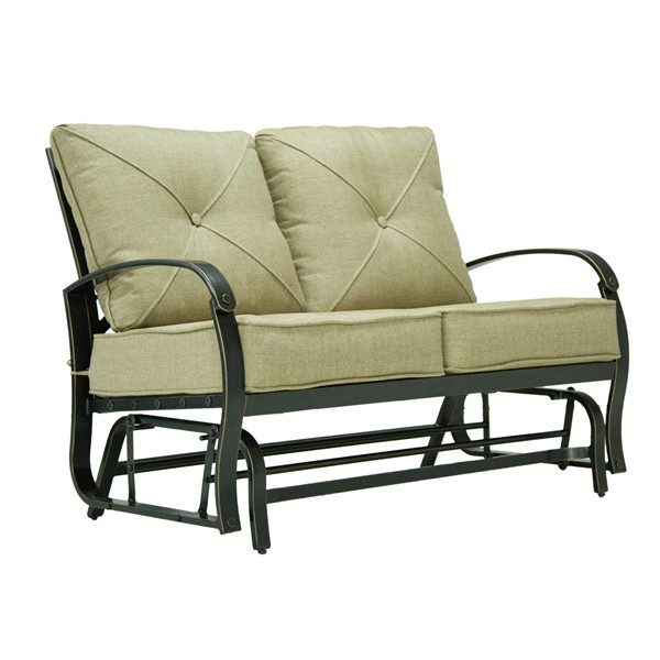 Club Love Seat Glider with Cushion