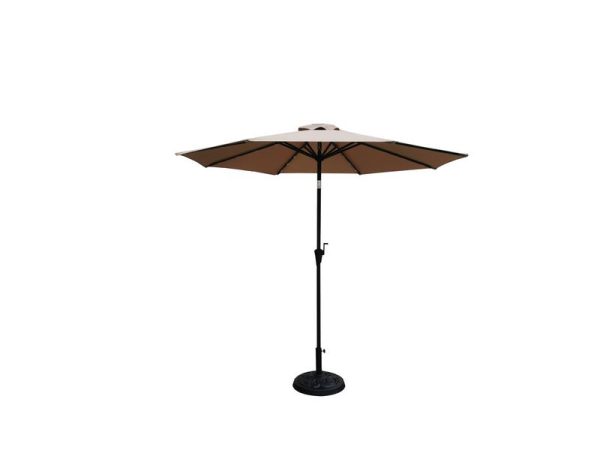 9 Feet LED Umbrella W 35L Round Base