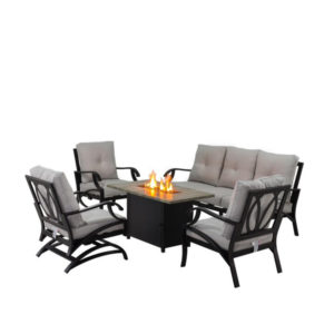 Addalay 5 Piece Fire Pit Set