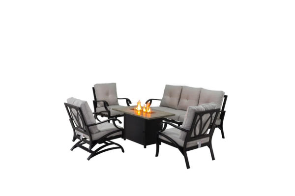 Addalay 5 Piece Fire Pit Set