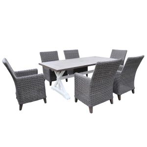 Farmhouse 7 Piece Dining Set