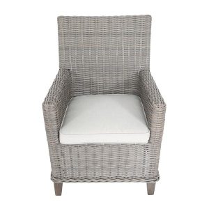 Farmhouse Wicker Dining Chair