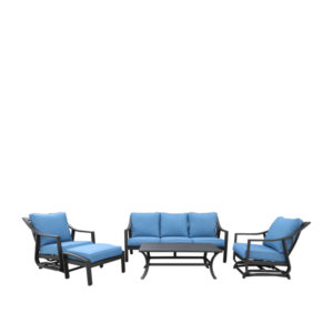 Genoa 5 Piece Seating Set with Club Motion