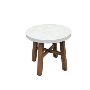 Grayton Beach Round End Table