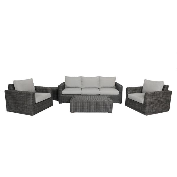 Lakeshore 5 Piece Chating Set with Club Swivel Chair