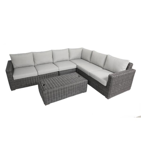 Lakeshore 5 Piece Sectional Set with Coffee Table